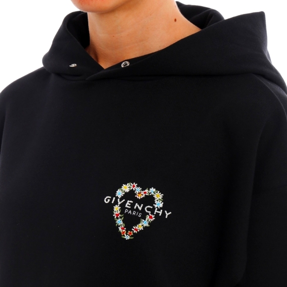 Givenchy Tops - Givenchy ladies hoodie pearl beaded logo size M size 8